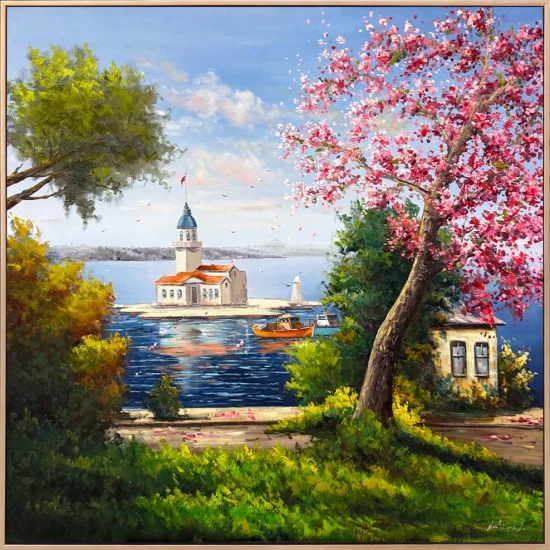 Waiting at the Maiden’s Tower Oil Painting