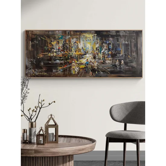 The Voice of the Grand Bazaar Oil Painting