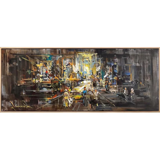 The Voice of the Grand Bazaar Oil Painting