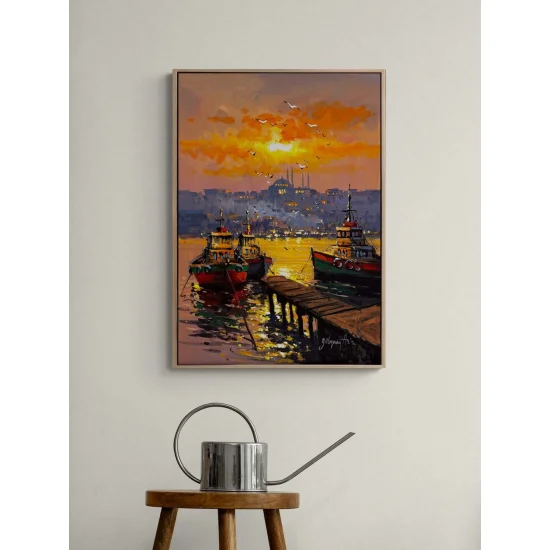 Bosphorus Toward the Horizon Oil Painting