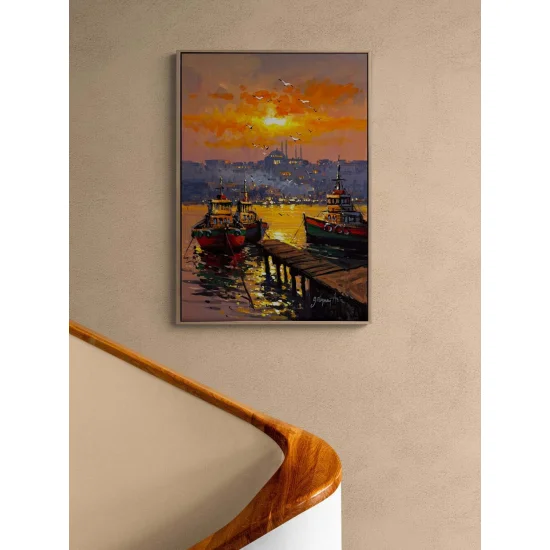 Bosphorus Toward the Horizon Oil Painting