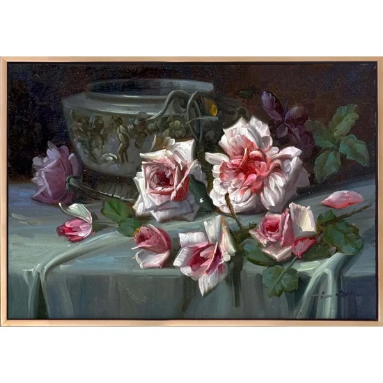 Story of the Fallen Roses Oil Painting