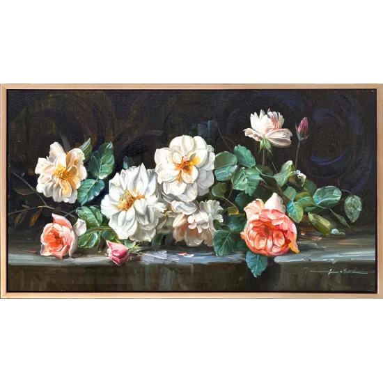 Roses of Love’s Traces Oil Painting