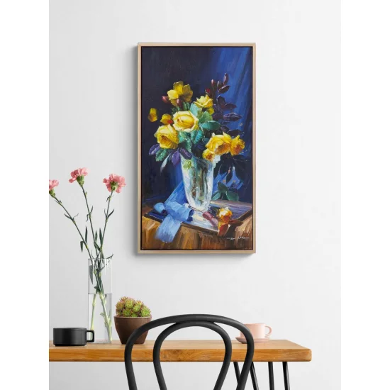 Fallen from the Vase Oil Painting