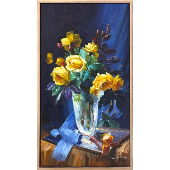 Fallen from the Vase Oil Painting