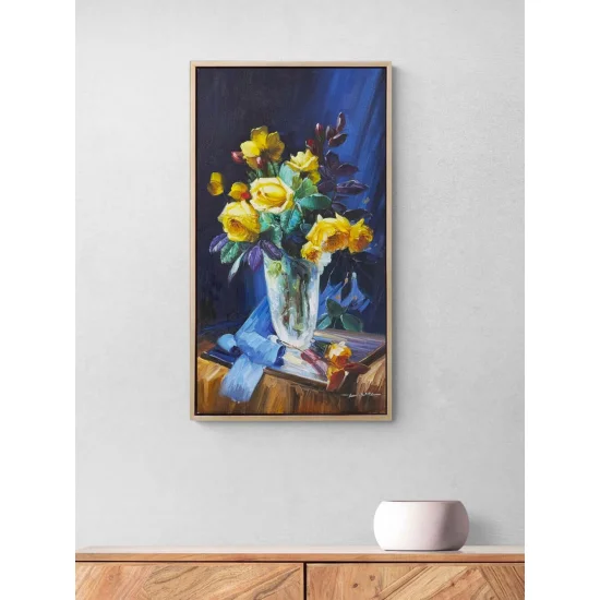 Fallen from the Vase Oil Painting