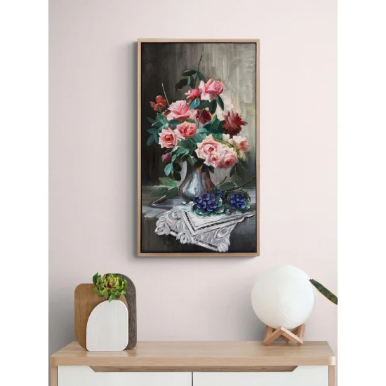 Roses Forgotten by Time Oil Painting