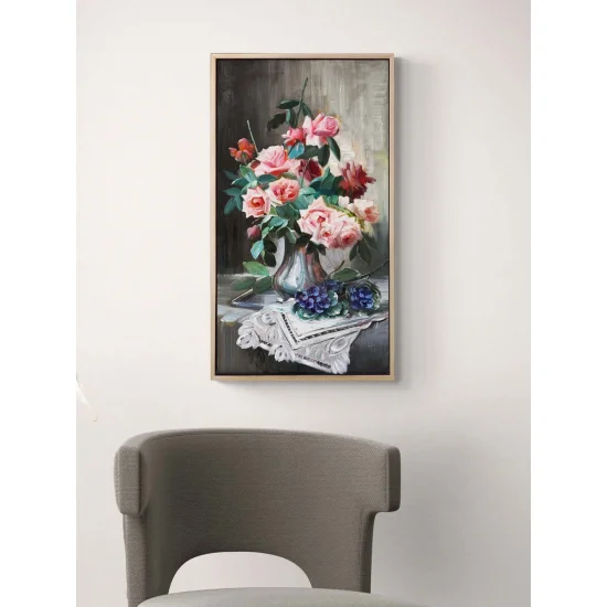 Roses Forgotten by Time Oil Painting