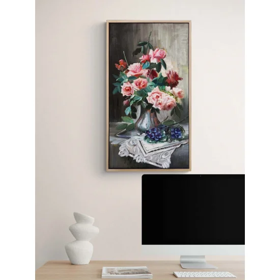 Roses Forgotten by Time Oil Painting