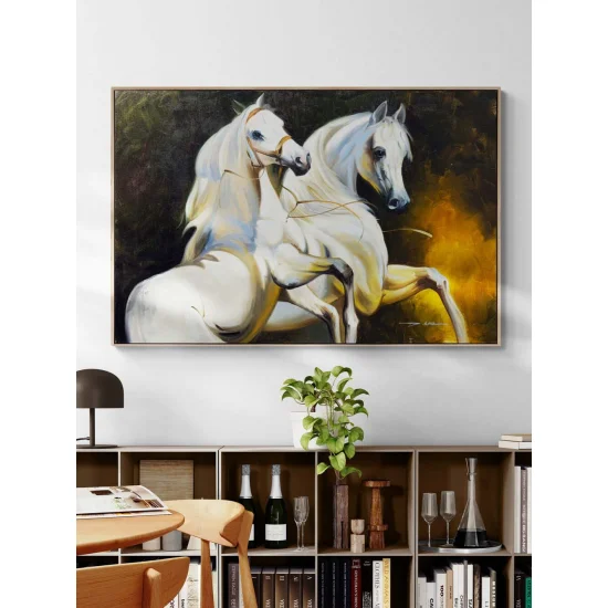 Özgürlüğün Şahlanışı Yağlı Boya Tablosu