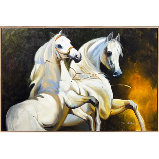 Özgürlüğün Şahlanışı Yağlı Boya Tablosu