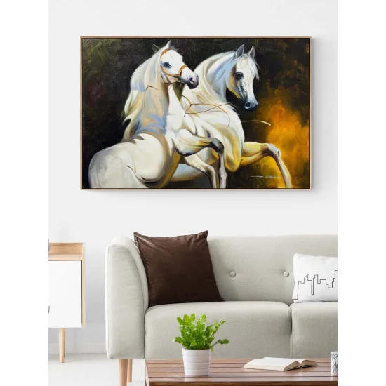 Özgürlüğün Şahlanışı Yağlı Boya Tablosu