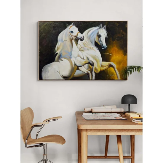 Özgürlüğün Şahlanışı Yağlı Boya Tablosu