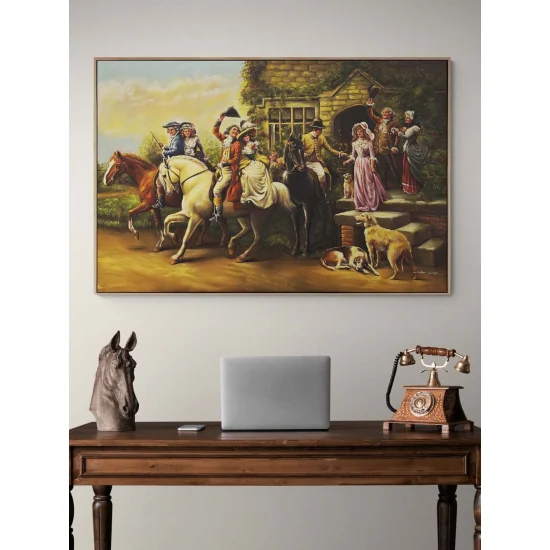 A Noble Welcome Oil Painting