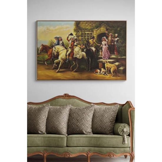 A Noble Welcome Oil Painting