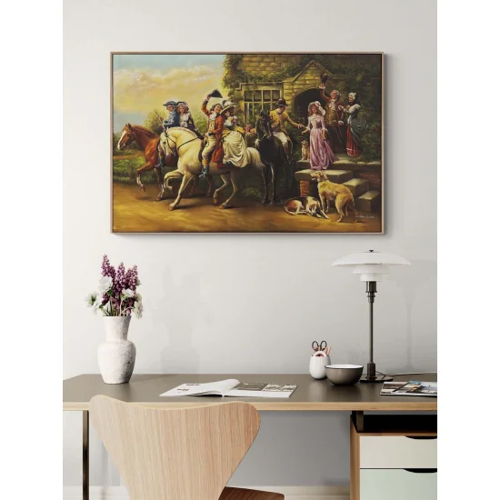 A Noble Welcome Oil Painting