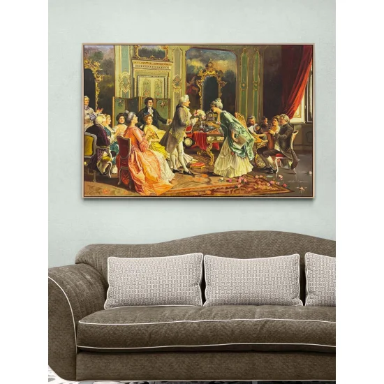 Greeting of Elegance Oil Painting