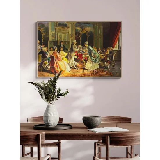 Greeting of Elegance Oil Painting