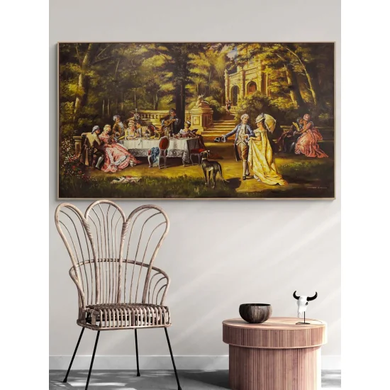 In the Palace Garden Oil Painting