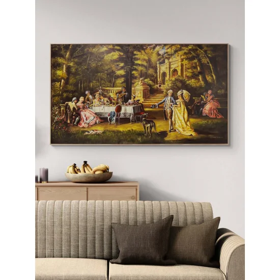 In the Palace Garden Oil Painting