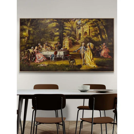 In the Palace Garden Oil Painting