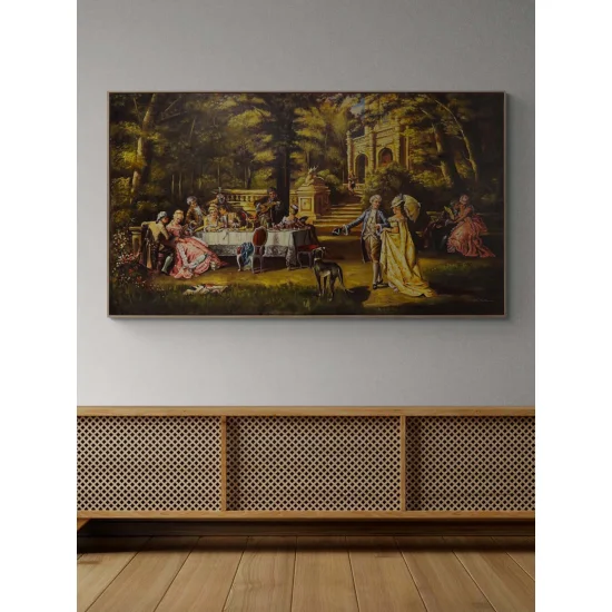 In the Palace Garden Oil Painting