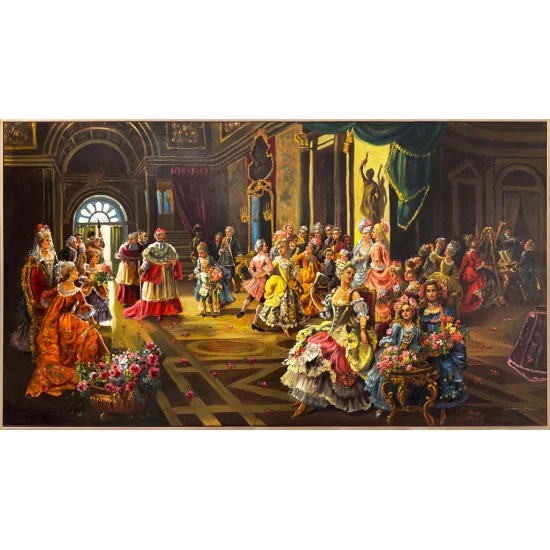 An Evening Invitation Oil Painting