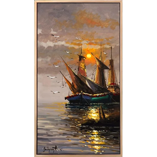 The Blue Face of Istanbul Oil Painting