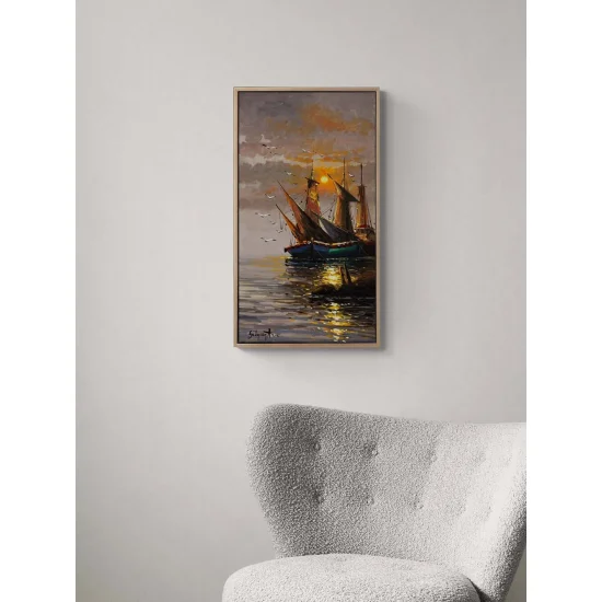 The Blue Face of Istanbul Oil Painting