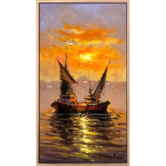 Fishermen of the Bosphorus Oil Painting