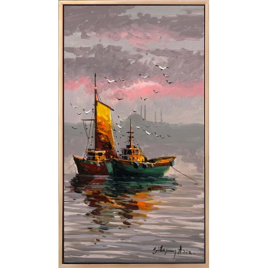 Mother-of-Pearl Waters of Istanbul Oil Painting