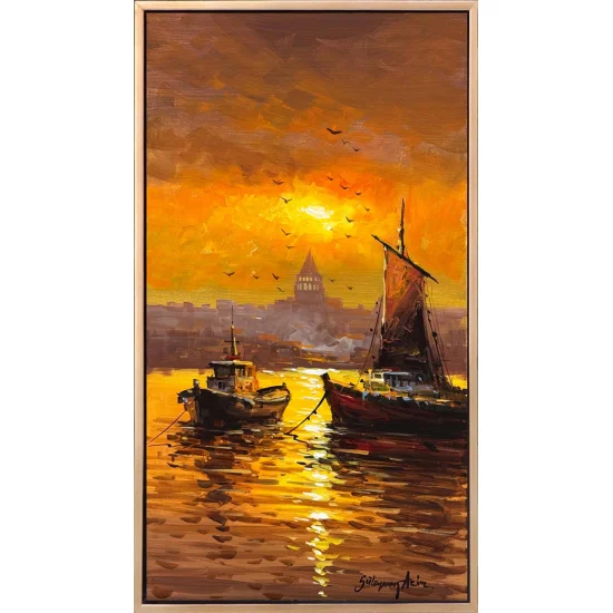 Morning on the Sea of Istanbul Oil Painting