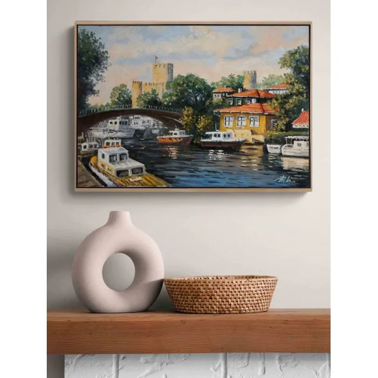 Göksu Kıyısı Yağlı Boya Tablosu