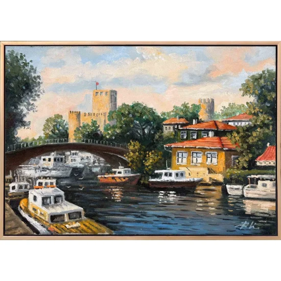 Göksu Kıyısı Yağlı Boya Tablosu