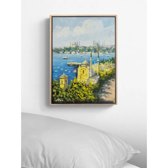 Zamanın İçinde Ortaköy Yağlı Boya Tablosu