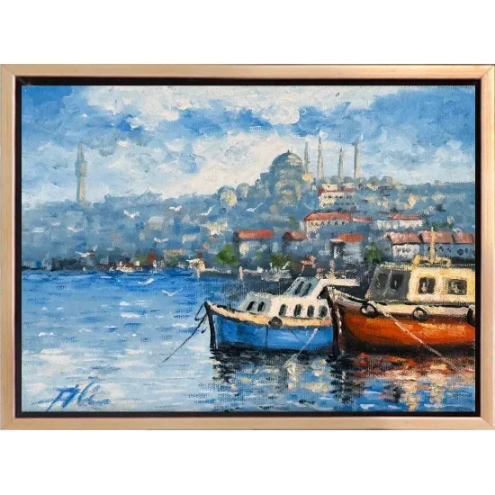 Silent Morning at the Golden Horn Oil Painting