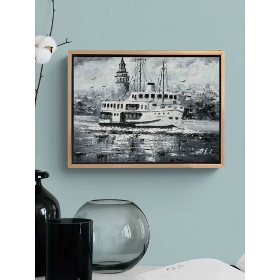 Journey of the City Lines Oil Painting