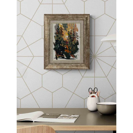 Sonbahar Işıltısı Yağlı Boya Tablosu