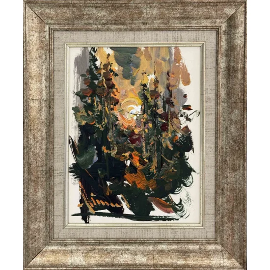 Sonbahar Işıltısı Yağlı Boya Tablosu