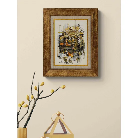 Gizemli Geçit Yağlı Boya Tablosu