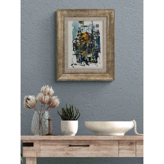 Karmaşanın İçindeki Düzen Yağlı Boya Tablosu