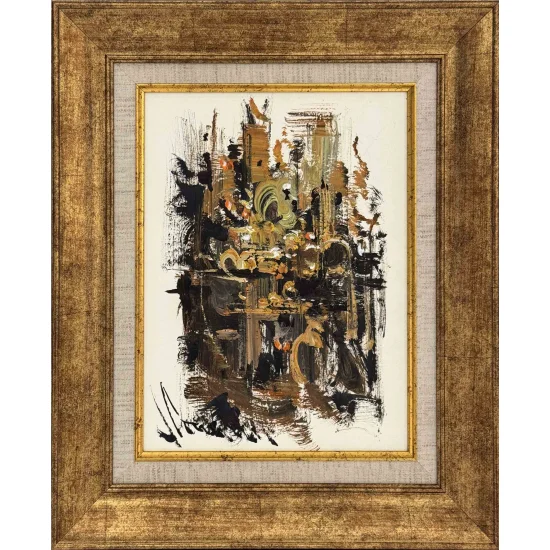 Ahenkli Kaos Yağlı Boya Tablosu