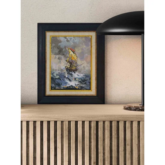 Yelkenli Yağlı Boya Tablosu