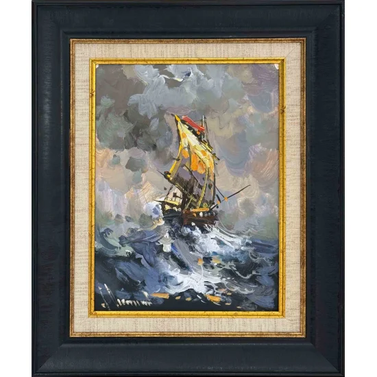 Yelkenli Yağlı Boya Tablosu