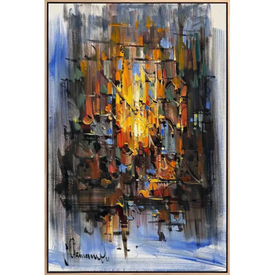 Işığın İzinde Yağlı Boya Tablosu