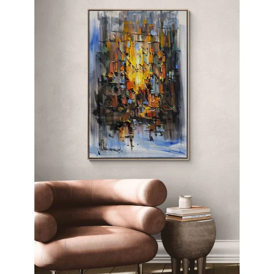 Işığın İzinde Yağlı Boya Tablosu