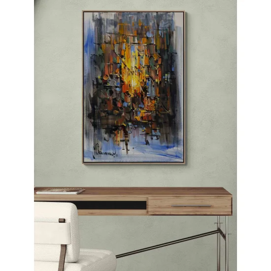 Işığın İzinde Yağlı Boya Tablosu