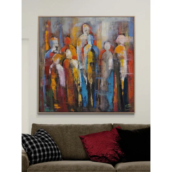 Modernite Yüzleri Yağlı Boya Tablosu