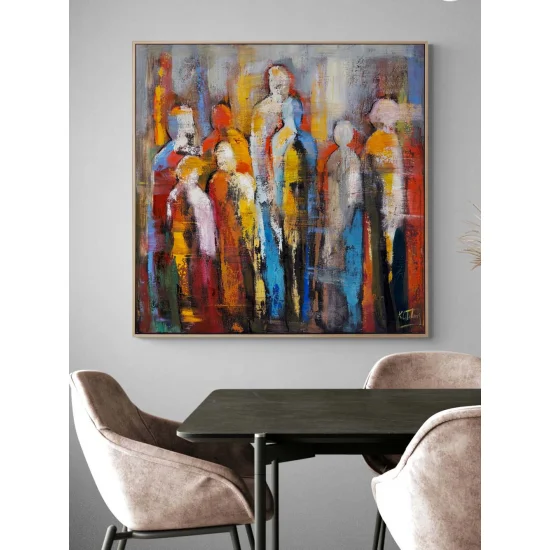 Modernite Yüzleri Yağlı Boya Tablosu