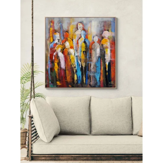 Modernite Yüzleri Yağlı Boya Tablosu